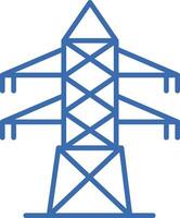 Vektorsymbol für elektrischen Turm vektor