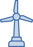 Vektorsymbol für Windkraft vektor