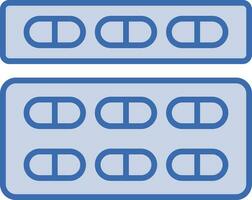 Tabletten Paket Vektor Symbol