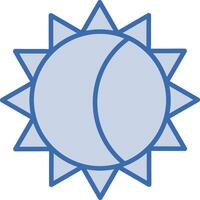 Solar- Finsternis Vektor Symbol