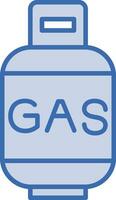 Gas Zylinder Vektor Symbol