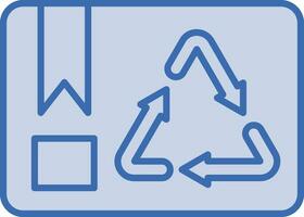 Paket recyceln Vektor Symbol