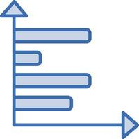 horizontal Bar Diagramm Vektor Symbol