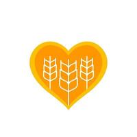 Weizen, Landwirtschaftsvektorlogo vektor