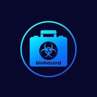 Biohazard-Box-Symbol für das Web vektor