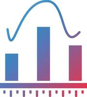 histogram vektor ikon