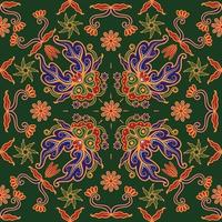 batik bakgrund sömlösa mönster vektor