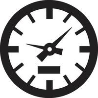 Zeit und Uhr Symbole Design im Wohnung. isoliert auf transparent Hintergrund horizontal von analog Alarm .Kreis Uhren Zeichen Symbol. verwenden Zeit Management, Countdown Timer Speeder Vektor zum Apps, Webseite