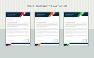 modern und stilvoll Geschäft Briefkopf Design Layout, Vektor Design