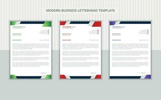 eleganta och enkel företag företag brev mall vektor