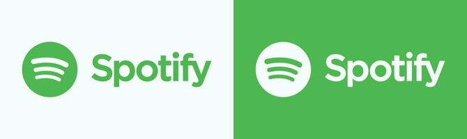 Spotify ikon. Spotify social media logotyp. uppsättning av Spotify ikon samling. vektor