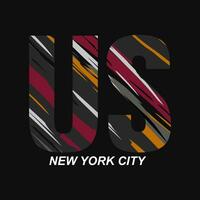 ny york typografi vektor design