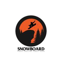 Snowboard Logo Vektor