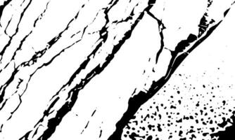 schwarz und Weiß Zeichnung von ein Felsen Mauer vektor
