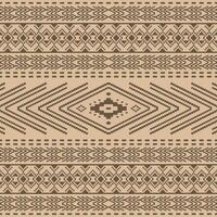 inföding pixel mönster i orientalisk stam- stil. sömlös etnisk motiv. geometrisk abstrakt årgång textur. design för textil, tyg, Kläder, ridå, matta, prydnad, omslag. vektor