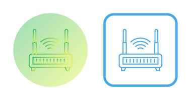 WLAN-Router-Vektorsymbol vektor