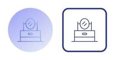 Schminkspiegel-Vektorsymbol vektor