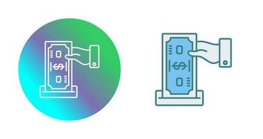Einzahlungsvektorsymbol vektor