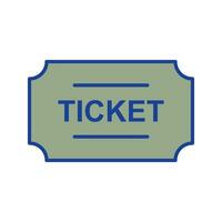 Ticket-Vektor-Symbol vektor