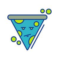 Pizza-Vektor-Symbol vektor