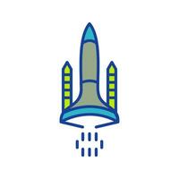 Space Shuttle-Vektor-Symbol vektor