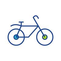 Fahrrad-Vektor-Symbol vektor