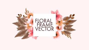 lyxiga färgglada blommor ramar bakgrund etikett försäljningspris inbjudningar vektor