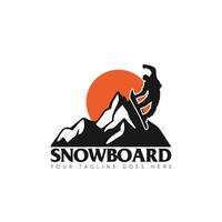 Snowboard Logo Vektor