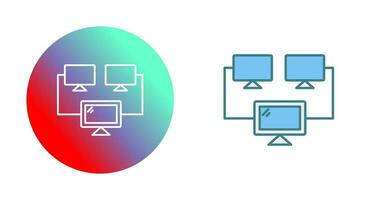 Vektorsymbol für verbundene Systeme vektor