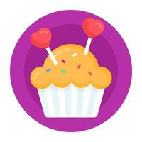 Cupcake und Muffins vektor