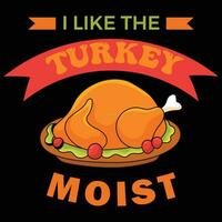 Thanksgiving-T-Shirt-Design vektor