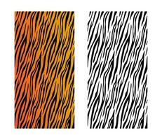 Tigerhaut Muster Illustration Vektor