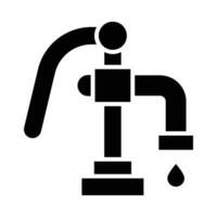 vatten pump vektor glyf ikon för personlig och kommersiell använda sig av.