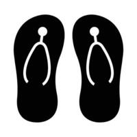 Flip Flop Vektor Glyphe Symbol zum persönlich und kommerziell verwenden.