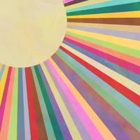 Retro-Regenbogen-Sommer-Sonnenstrahlen vektor