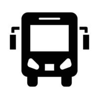 Bus Vektor Glyphe Symbol zum persönlich und kommerziell verwenden.