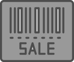 Verkauf Barcode Vektor Symbol Design