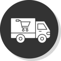 Einkaufen Lieferung LKW Vektor Symbol Design