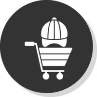 Einkaufen Hut Vektor Symbol Design