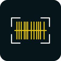 Einkaufen Barcode Scanner Vektor Symbol Design