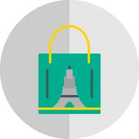 Einkaufen Tasche Turm Vektor Symbol Design