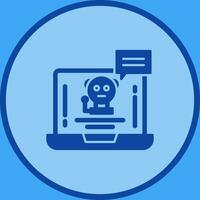 Chat-Bot-Vektorsymbol vektor