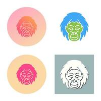 Orang-Utan-Vektorsymbol vektor