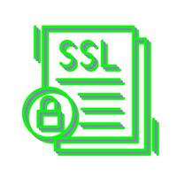 SSL-Vektorsymbol vektor