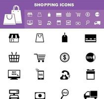 shopping ikon vektor