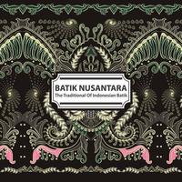 batik nusantara - den traditionella indonesiska batiken vektor