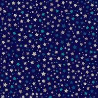 guld och blå stjärnor sömlöst upprepa mönster vektor