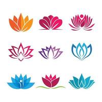 Beauty Lotus Logo Bilder vektor