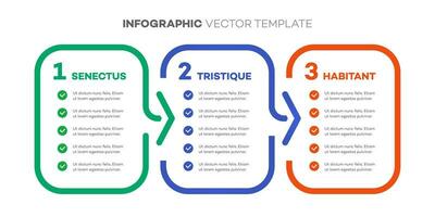 infographic mall tidslinje bearbeta 3 alternativ vektor