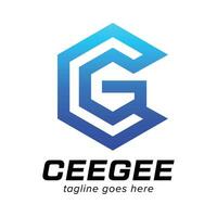 cg Logo Element, cg Logo Vorlage, cg Logo Vektor